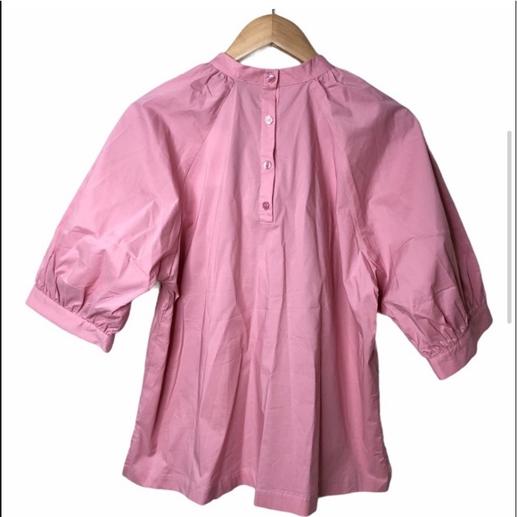 Eloquii Women’s Pleated Top Blouse Pink Sz 16 - Picture 4 of 12